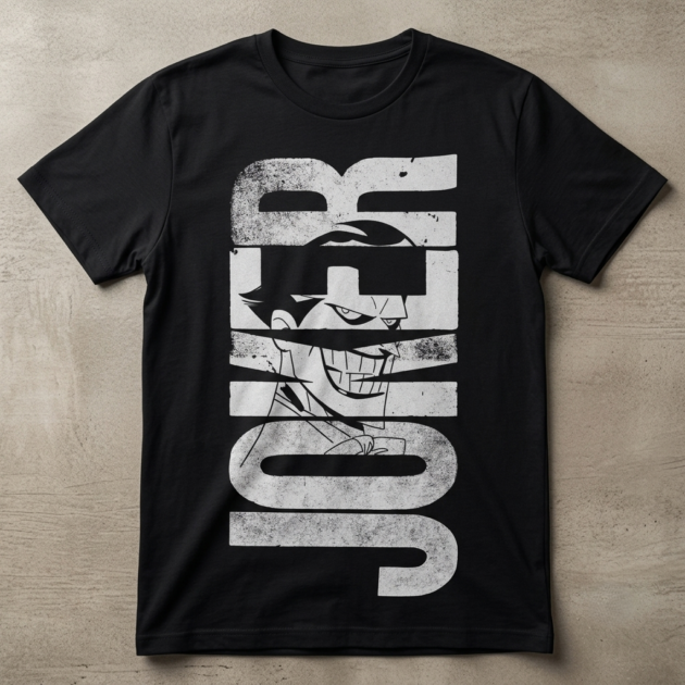 Joker Print T-Shirt by Kahvira Clothing