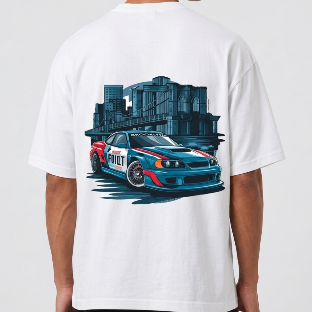 Who Am I? Car Print T-Shirt by Kahvira Clothing