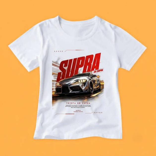 Supra WOT Print T-Shirt by Kahvira Clothing